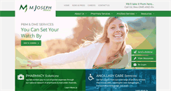 Desktop Screenshot of mjosephmedical.com